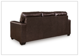 Gio Italia  Salvatore 3-Seater Queen Leather Sofa Sleeper