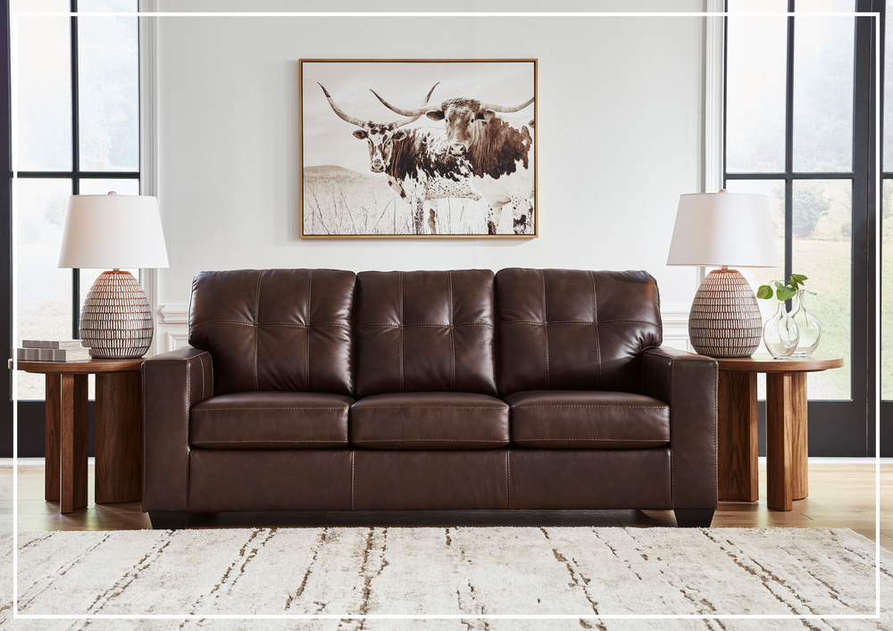 Gio Italia  Salvatore 3-Seater Queen Leather Sofa Sleeper