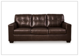 Gio Italia  Salvatore 3-Seater Queen Leather Sofa Sleeper