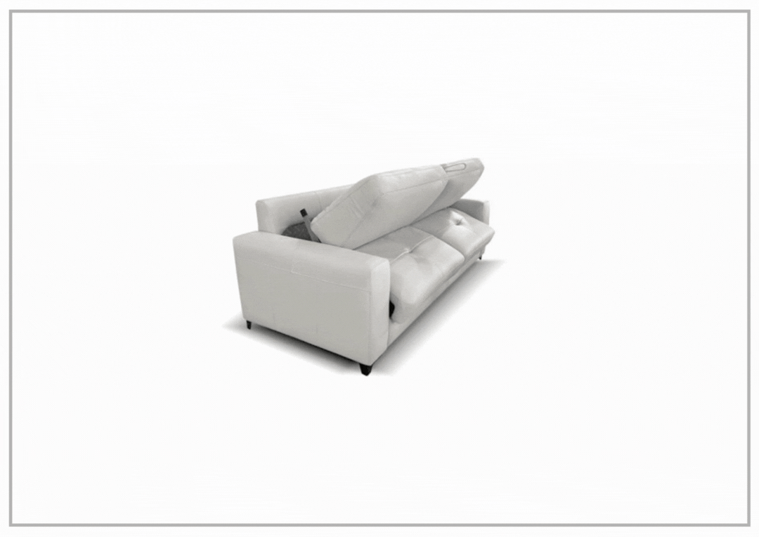 Bracci Pompea Luxury Leather Maxi Sofa Bed (Queen Size)