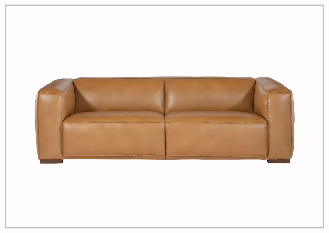 Hooker Furniture Living Room Maria Premium Leather Sofa
