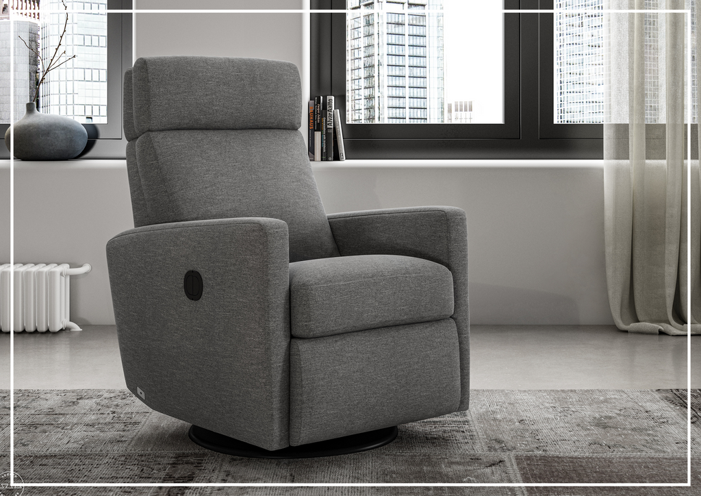 Luonto Track Lounger Recliner Chair With Adjustable Headrest-SOFABED