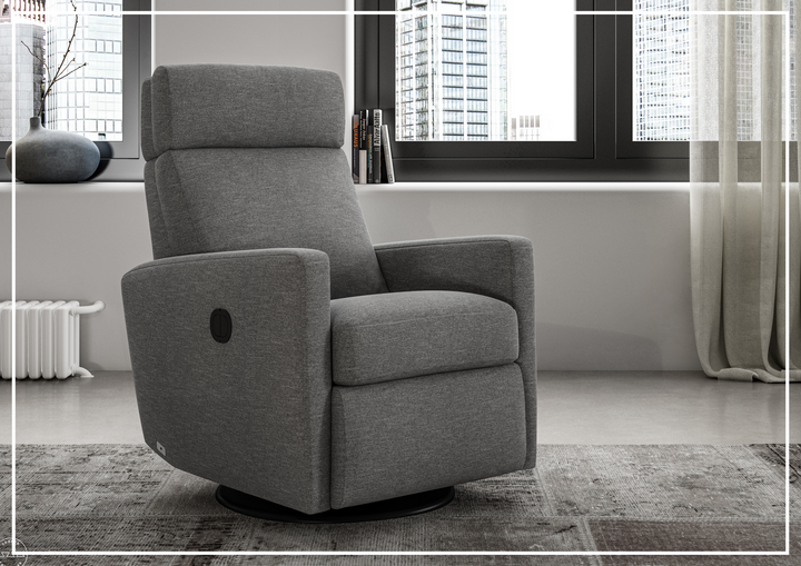 Luonto Track Lounger Recliner Chair With Adjustable Headrest-SOFABED