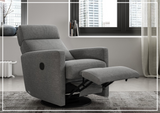 Luonto Track Lounger Recliner Chair With Adjustable Headrest-SOFABED