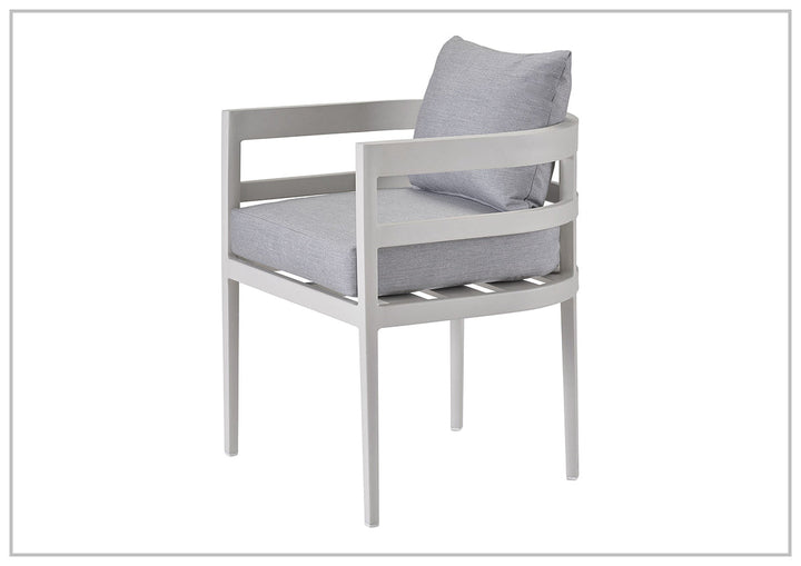 Universal Furniture Coastal Living South Beach Outdoor Rectangular Gray Dining Chair