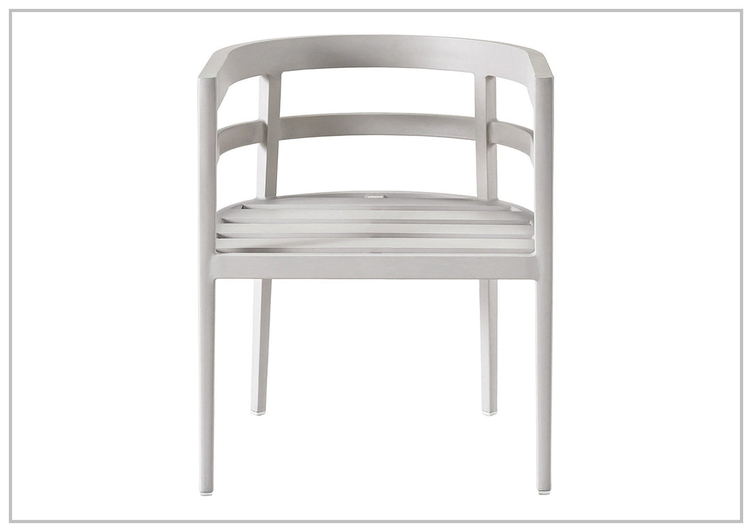 Universal Furniture Coastal Living South Beach Outdoor Rectangular Gray Dining Chair