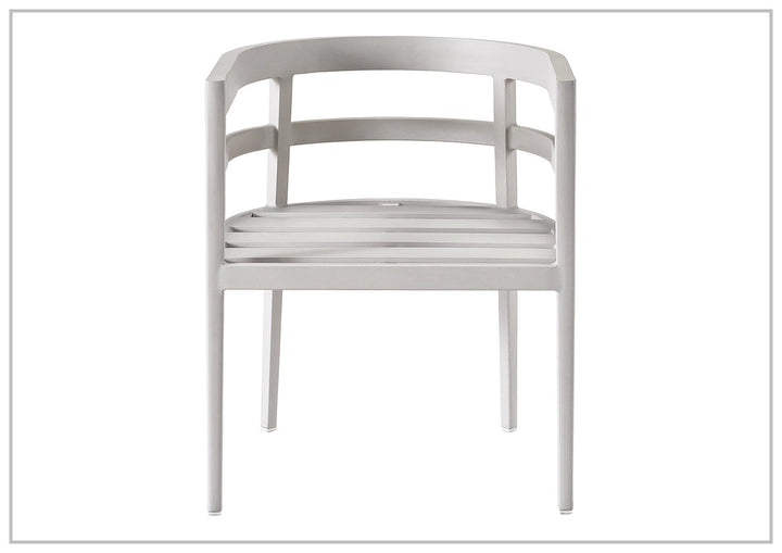 Universal Furniture Coastal Living South Beach Outdoor Rectangular Gray Dining Chair
