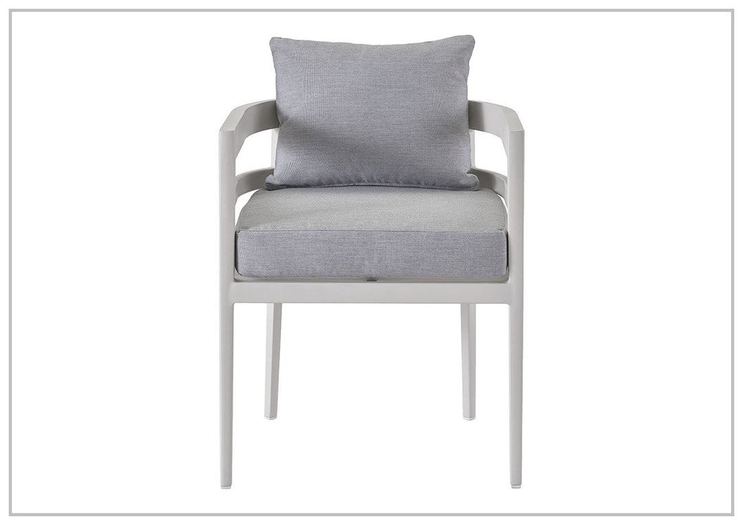 Universal Furniture Coastal Living South Beach Outdoor Rectangular Gray Dining Chair