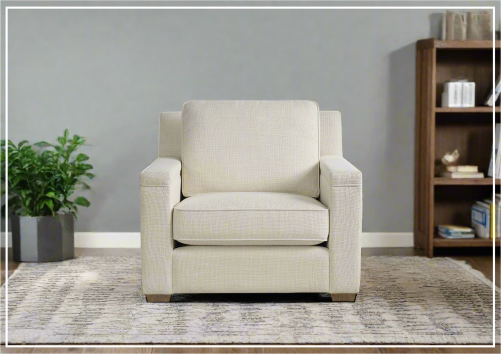 Universal Furniture Leah Fabric Arm Chair in Beige-sofabed.com