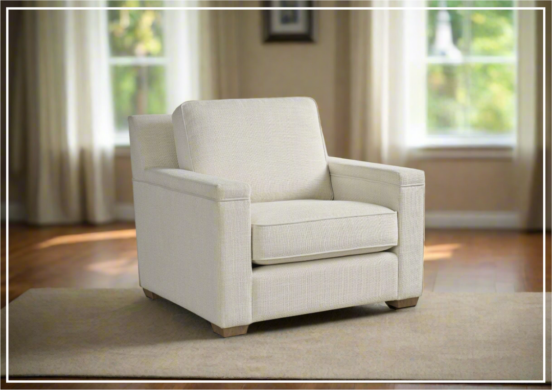 Universal Furniture Leah Fabric Arm Chair in Beige-sofabed.com