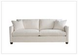 Universal Furniture Mebane 2 Seater Fabric Sofa in White-sofabed.com