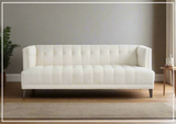 Universal Furniture Paxton 3-Seater Fabric Tufted Sofa with Track Arms