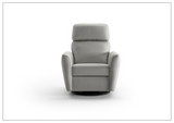 Welted Fabric Power Recliner Chair in Power and Manual Options-SOFABED