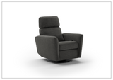 Welted Fabric Power Recliner Chair in Power and Manual Options-SOFABED