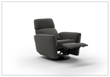 Welted Fabric Power Recliner Chair in Power and Manual Options-SOFABED