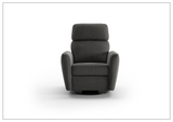 Welted Fabric Power Recliner Chair in Power and Manual Options-SOFABED