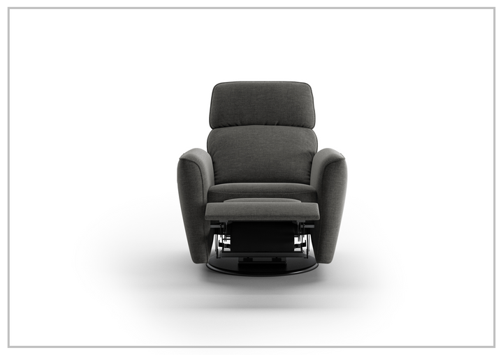 Welted Fabric Power Recliner Chair in Power and Manual Options-SOFABED