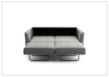 Luonto Aura Fabric Queen Sleeper Sofa with Wood or Chrome Legs