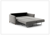 Luonto Aura Fabric Queen Sleeper Sofa with Wood or Chrome Legs
