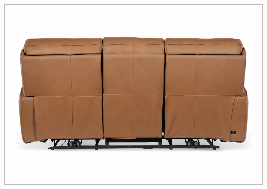 Hooker Furniture Miles Zero Gravity Power Recliner Leather Sofa