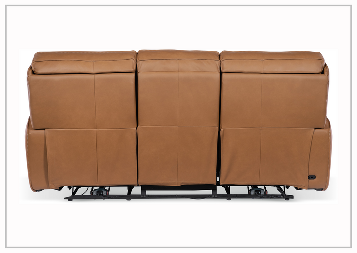 Hooker Furniture Miles Zero Gravity Power Recliner Leather Sofa