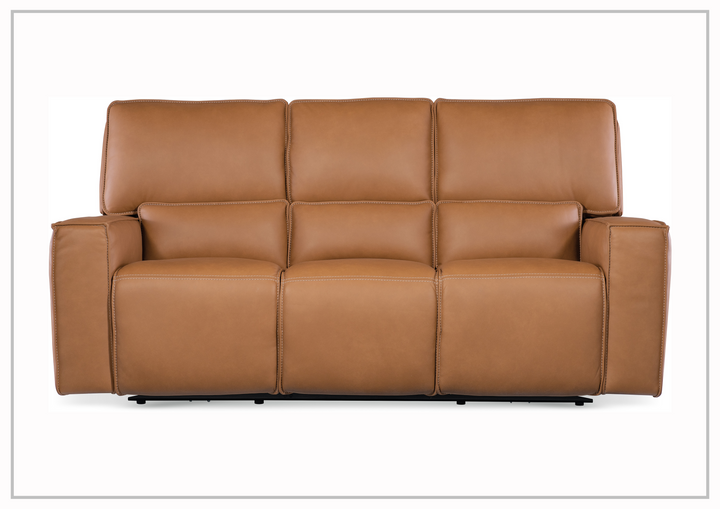 Hooker Furniture Miles Zero Gravity Power Recliner Leather Sofa