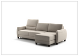 Luonto Delta 3-Seater Fabric Full XL Sectional Sofa Sleeper With Reversible Chaise-SOFABED