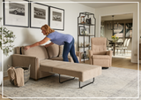 Fjords Nordic Rest Luna Queen Sleeper sofa-SOFABED