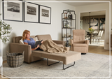 Fjords Nordic Rest Luna Queen Sleeper sofa-SOFABED