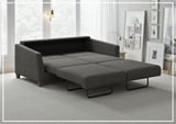 Luonto Monika Fabric Queen Sleeper Sofa With Wood or Chrome Legs