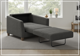 Luonto Monika Fabric Chair Cot Sleeper Sofa Bed With Color Options