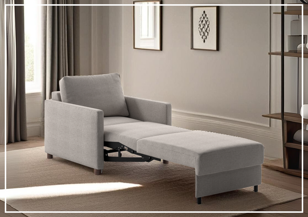 Luonto Polar Cot Fabric Chair Sleeper With Level Function-SOFABED