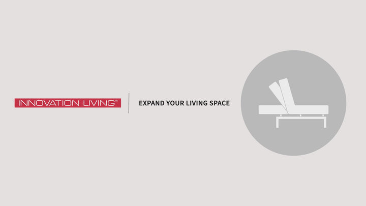 Innovation Living Dublexo 2-Seater Fabric Sofa Bed with Stainless Steel Legs