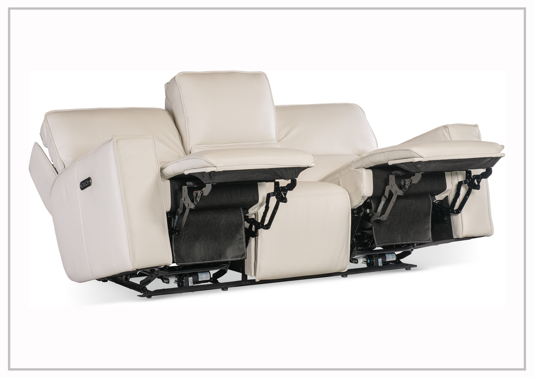 Hooker Furniture Miles Zero Gravity Power Recliner Leather Sofa