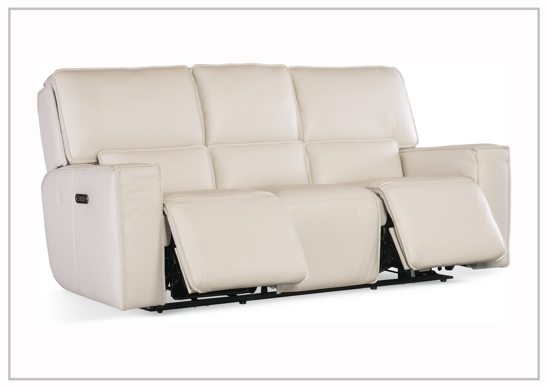 Hooker Furniture Miles Zero Gravity Power Recliner Leather Sofa