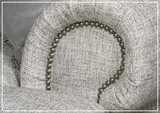 Bernhardt Foster 3-Seater Fabric Sofa with Nailhead Trim