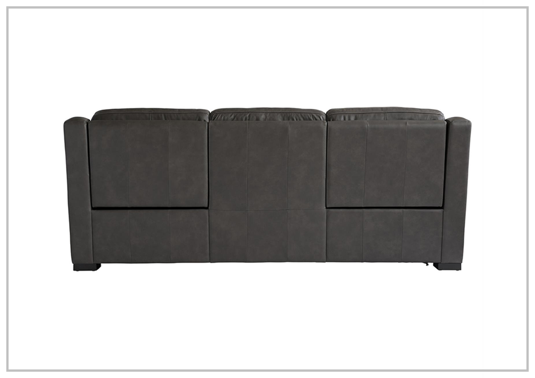 Bernhardt Germain 3-Seater Leather Power Motion Sofa with USB Ports