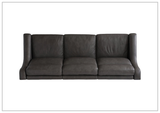 Bernhardt Germain 3-Seater Leather Power Motion Sofa with USB Ports