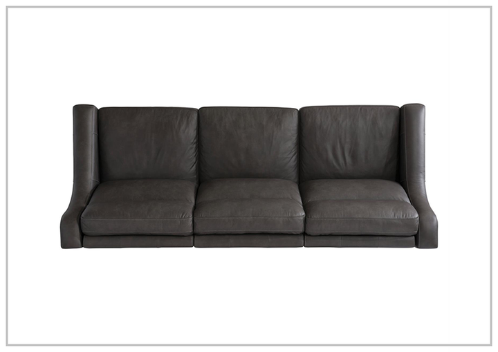 Bernhardt Germain 3-Seater Leather Power Motion Sofa with USB Ports
