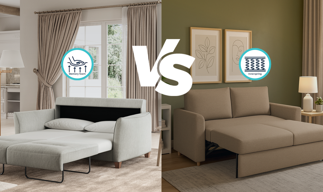 Memory Foam vs Innerspring Mattresses: What’s Best for Sleeper Sofas?