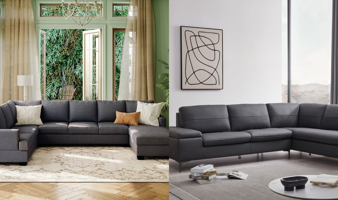 U-shaped Sectional Sofa VS L-shaped Sectional Sofa