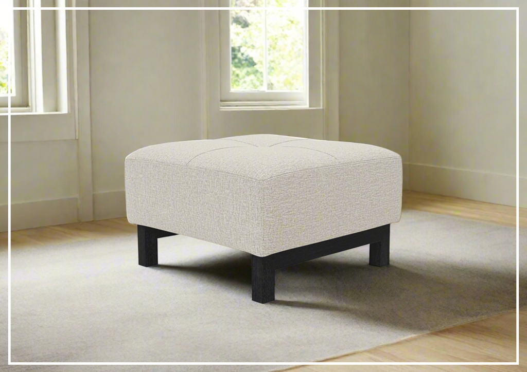 Innovation Living Grand DEL 2-Seater Fabric Sleeper Sofa with Ottoman-SOFABED