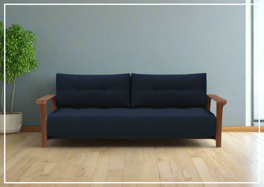 Innovation Living Ran Deluxe Excess Lounger Fabric Sofa-SOFABED