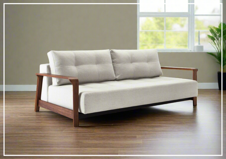 Innovation Living Ran Deluxe Excess Lounger Fabric Sofa-SOFABED