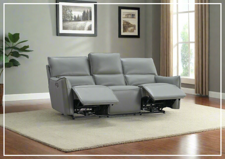 Gio Italia Heather 3 Seater Lay Flat Power Reclining Sofa With Power Headrest-SOFABED