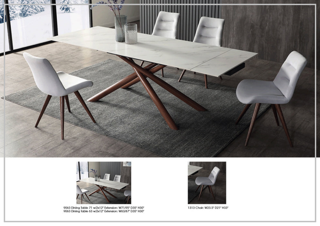 ESF Italia Acquire Extendable Dining Table with Ceramic Top- sofabed