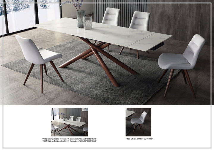 ESF Italia Acquire Extendable Dining Table with Ceramic Top- sofabed