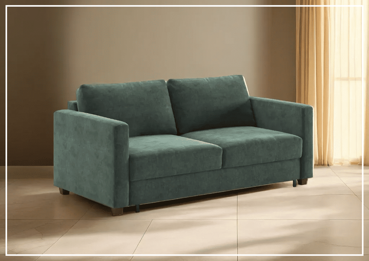 Luonto Fantasy Queen Fabric Sleeper Sofa With Gas Springs-SOFABED