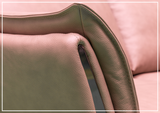 Klaussner Giada Brown Italian Leather Chair