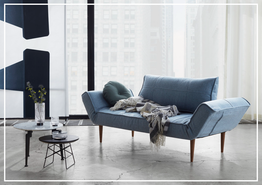 Innovation Living Zeal 2-Seater Fabric Sofa Daybed With Three Color Option-SOFABED